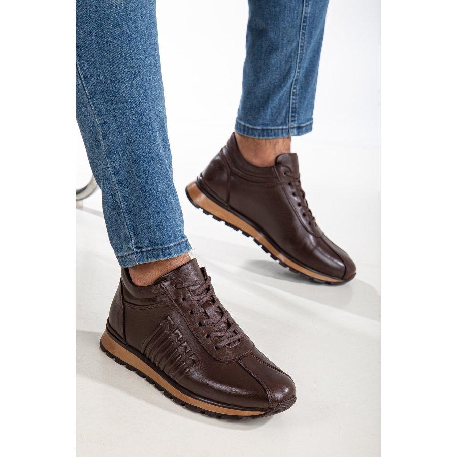 Men's Genuine Leather Casual Sports Shoes Sneakers