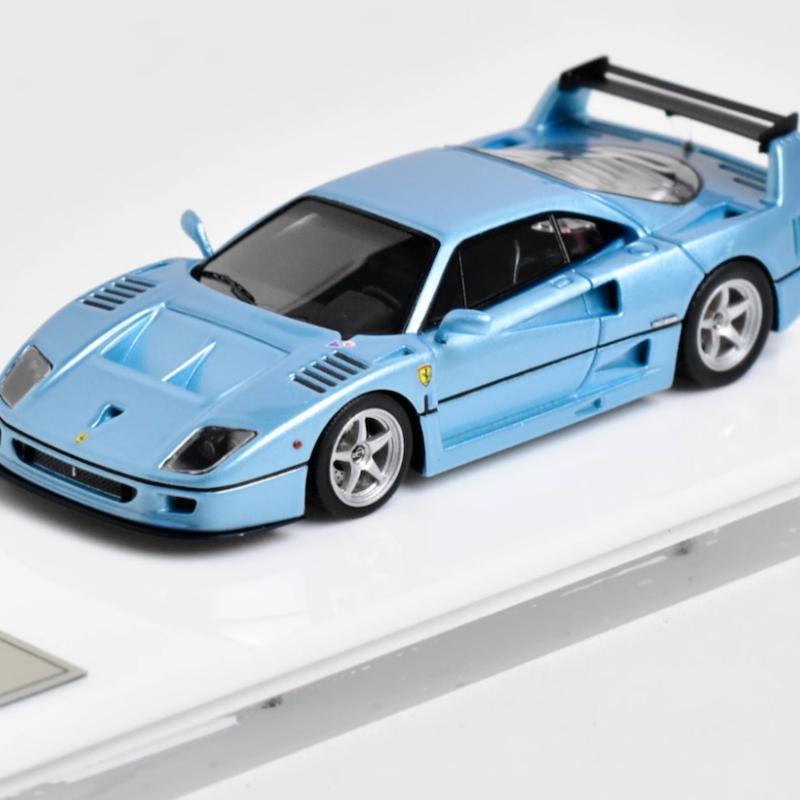 

Mybrickhouse DMH 1:64 Ice Blue 1995 F40 GTE Racing Sports Model Diecast Resin Car