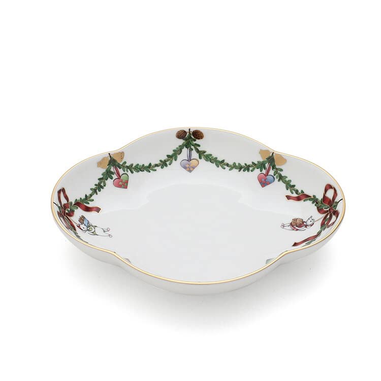 Royal Copenhagen Star Fluted Christmas Dish Star Fluted Christmas 2503353 17.5cm [Item]