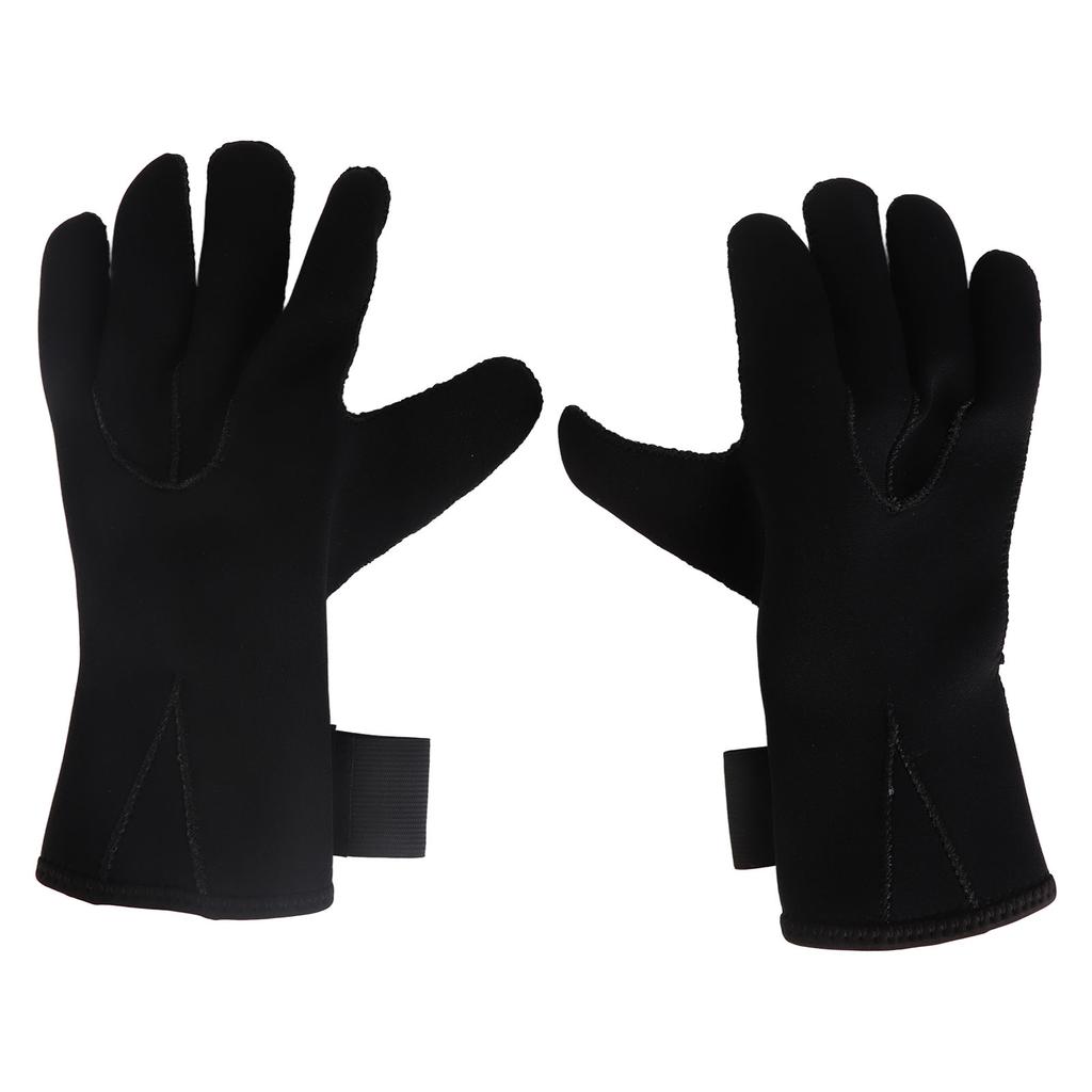 3mm Diving Gloves with Elastic Wrist Anti Slip Particles Waterproof Wetsuit Gloves for Snorkeling