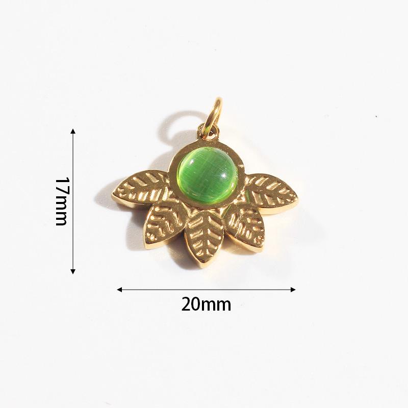 Retro Luxe Gemstone Necklace Pendant - Niche Design  Simple Elegance