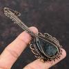 Labradorite Copper Pendant Wire Wrapped Pendant Gemstone Handmade Pendant Copper Wire Wrap Jewelry Gift For Her Labradorite Guitar Pendant