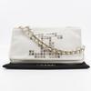 CHANEL ChainShoulder Shoulder Bag A46041 COCO Mark Double chain White lambskin Women Used