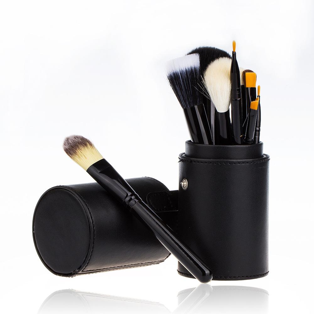 PU/PVC Skladovací prázdný držák Kosmetický kelímek Pouzdro na štětec na make-up