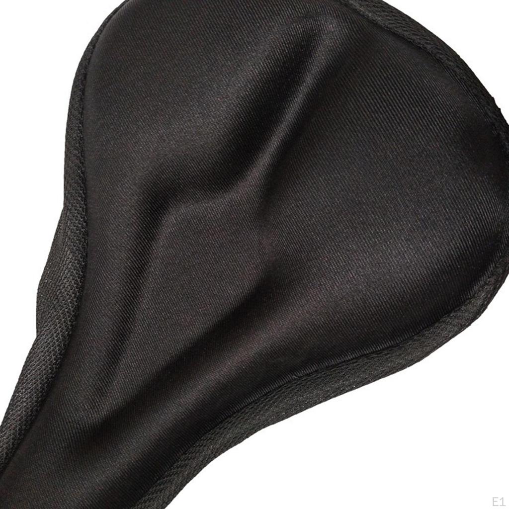Bike Saddle Bicycle Cushion Cycling Accessories, Black Padded Seat, Seat Cover for