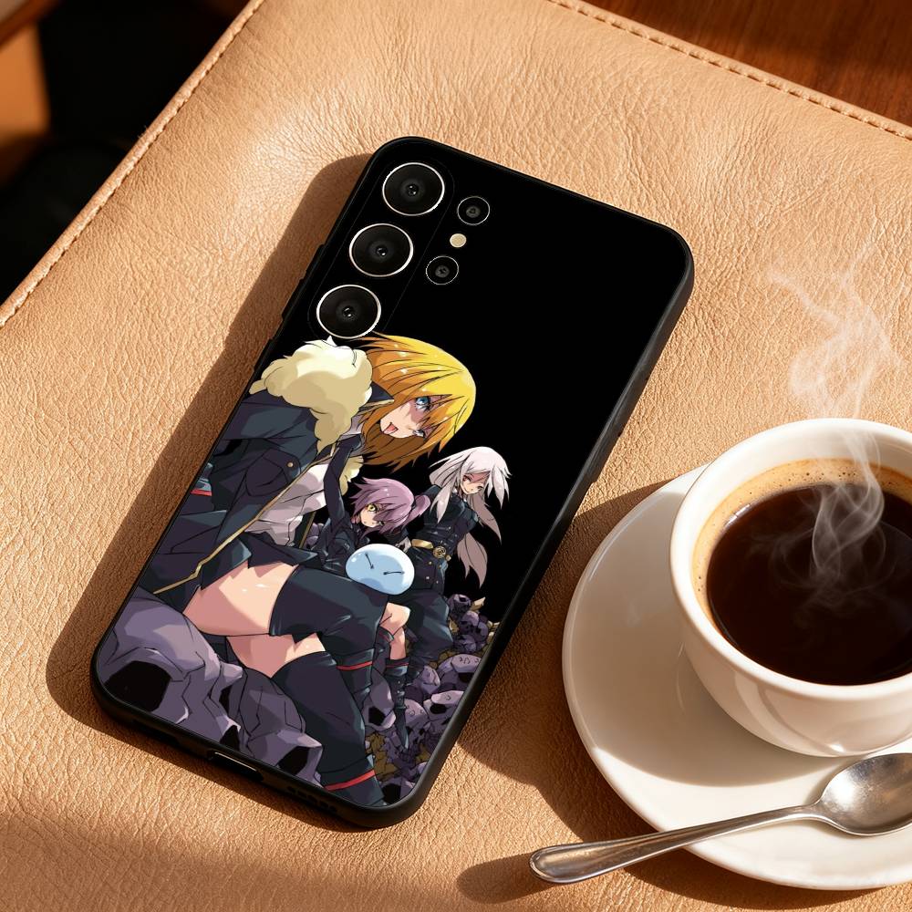 Rimuru Tempest T-Tensei Phone Case For Samsung S26,S25,24,23,22,30,21,10,9,Ultra,Plus,Lite,Black Soft Case