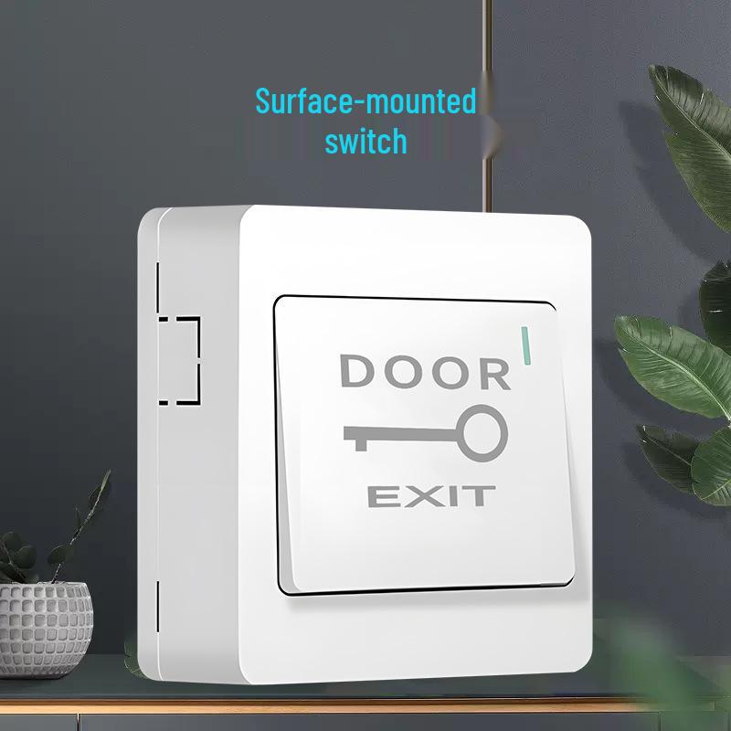 Edelstahl Zutrittskontrolle Ausgangstaster, Selbstrückstellend, Aufputz-/Unterputzmontage, Typ 86, Normally Open/Closed