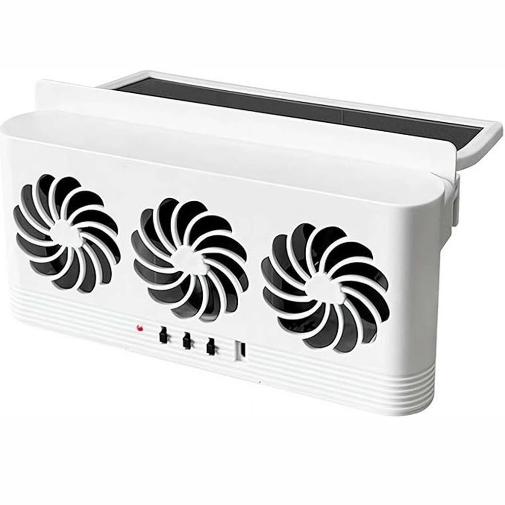 Car Solar Powered Exhaust Fan, Solar Power Car Exhaust Fan W/3 , Car Solar Powered Exhaust Fan, Window Mount Car Radiator Fan For Car,