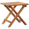 vidaXL Garden Coffee Table Foldable 40x40x40 Cm Solid Wood Acacia