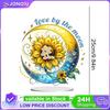 2D Flat Sunflower DIY Table Top Diamond Painting Ornament Kits 5D DIY Diamond Art Tabletop Decorations Bedroom Table Decoration