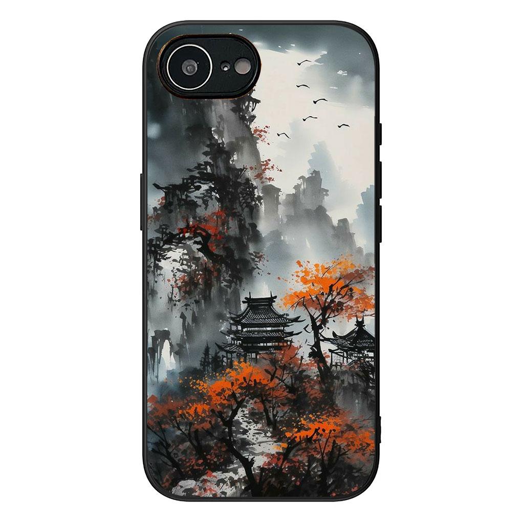 Japan Samurai Skeleton Skull Chinese Style Phone Cover for Xiaomi Redmi Note 12 11 10 Pro 10A 10C 12C 14C A4 Note12 5G Soft Case
