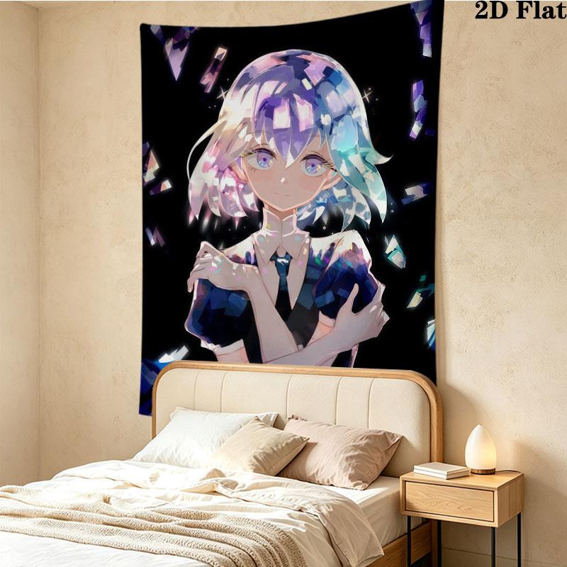 Land Lustrous Wall Tapestry Aesthetic Wall Hanging Printed Fabric Blanket Decorative Tapestries For Bedroom Living Room Home Decor