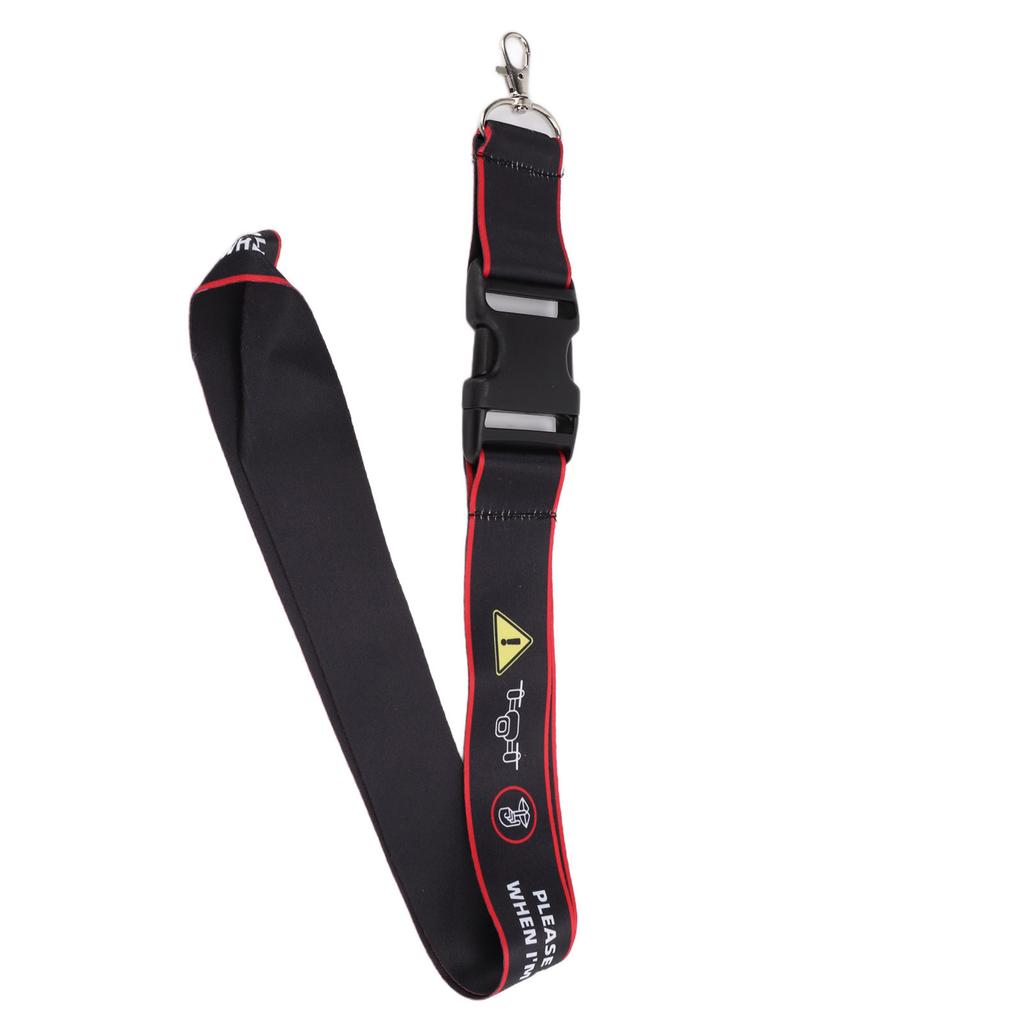 Závěsný držák popruh Bezpečnostní varovná šňůrka na krk pro FPV pro Phantom 3 4Černá Červená