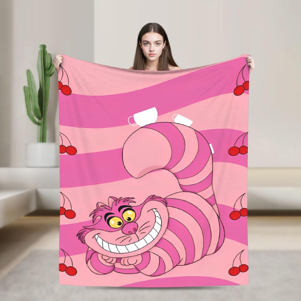 Cartoon Alice in Wonderland  Blankets  Flannel Awesome Warm Throw Blankets for Bed Sofa Autumn/Winter