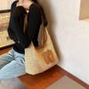 Hand-woven bags women's bags 2025 new trendy fashion retro bucket bags vacation style fashion straw shoulder bags
