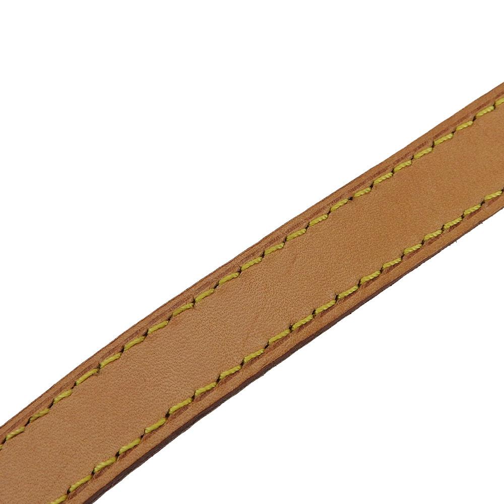 Used LOUIS VUITTON Shoulder strap Nume leather beige beige Adjustable