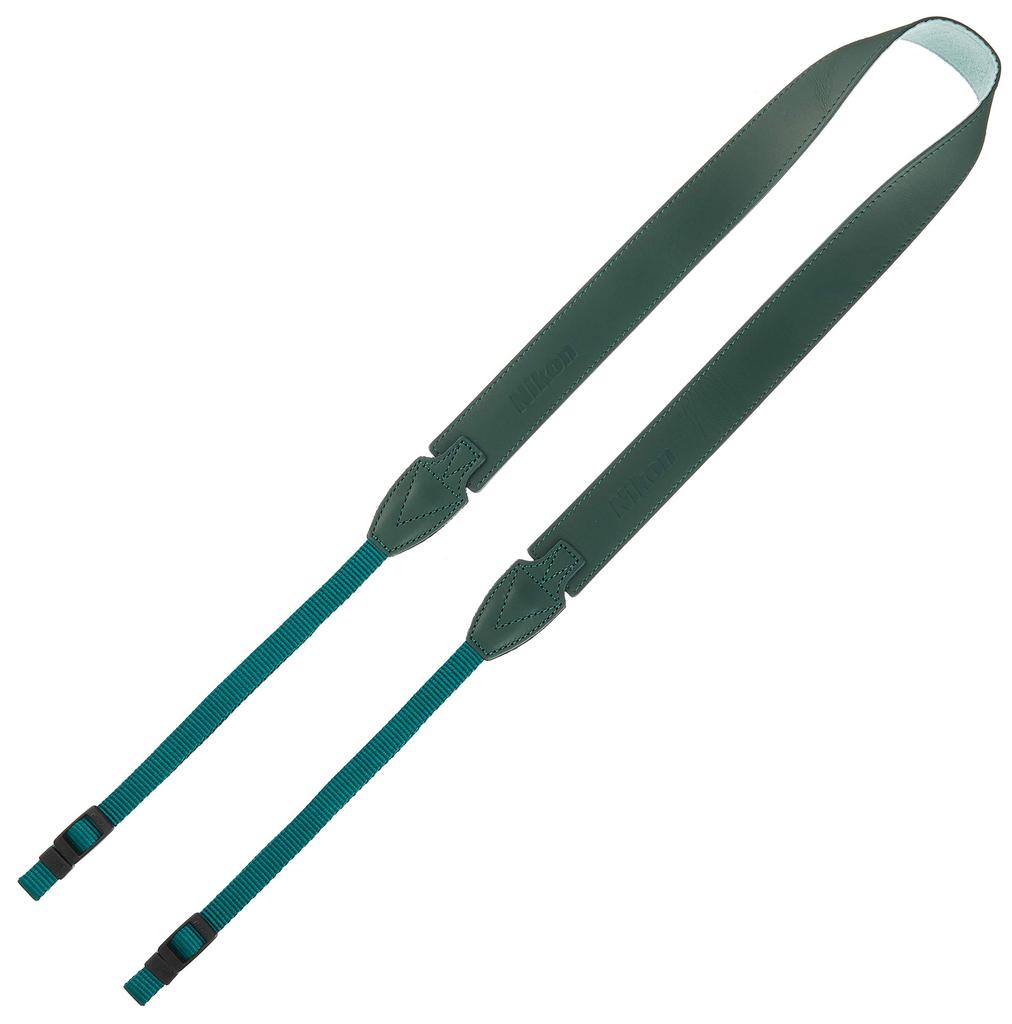 Nikon Neck Strap for SLR Simple Green Genuine Leather 7131