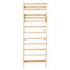 Swedish Ladder Wall Gym, 10-Level Solid Wood Indoor Jungle Gym, 220lbs Loading Indoor Playground Climbing Ladder for Kid Adults, Gymnastic Stall Bars