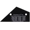 Stainless Steel Guitar Pick Ruler for Electric & Acoustic String Height and Spacing Measurement