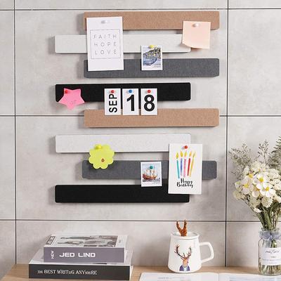 Display Board Felt Wall Strips Self Memo Bulletin Pin Message Strip Notice Tack Cork Pictures