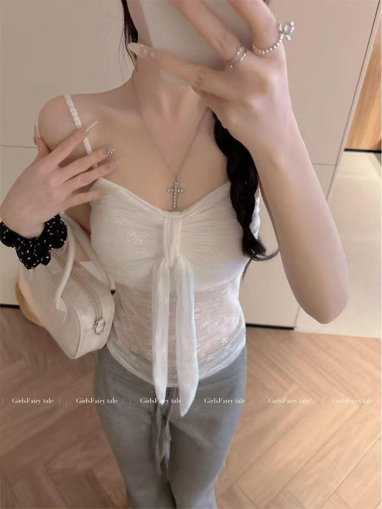 2026 Spring/Summer Trendy Lace-Up Sexy Camisole