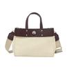 New niche design simple fashion canvas large capacity commuting wind tote bag casual texture hand