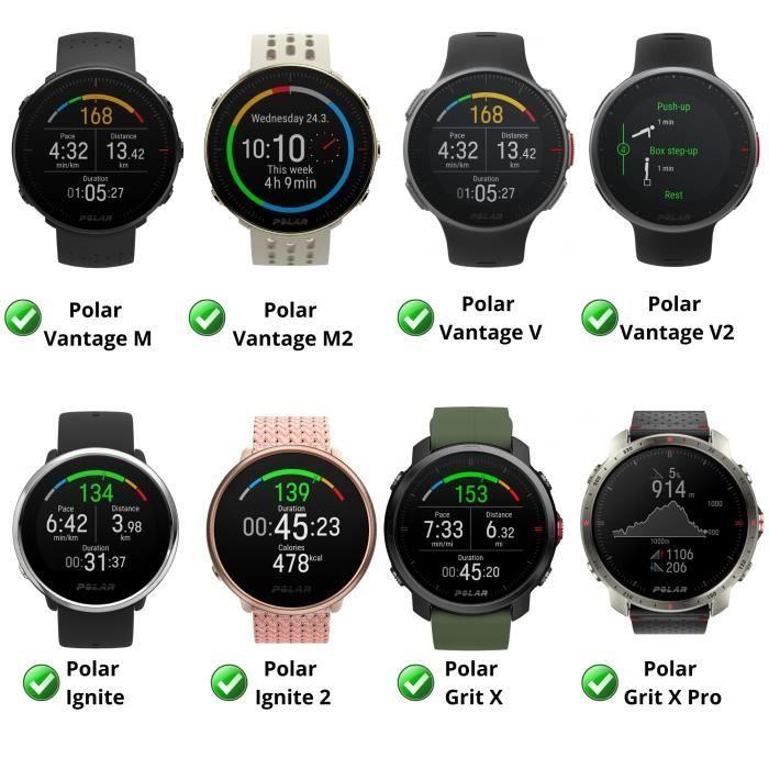 Charger Compatible with Polar Vantage M-Vantage M2-Vantage V-Vantage V2 -Ignite-Ignite 2-Grit X - 1m USB Cable Watch Phonillico®