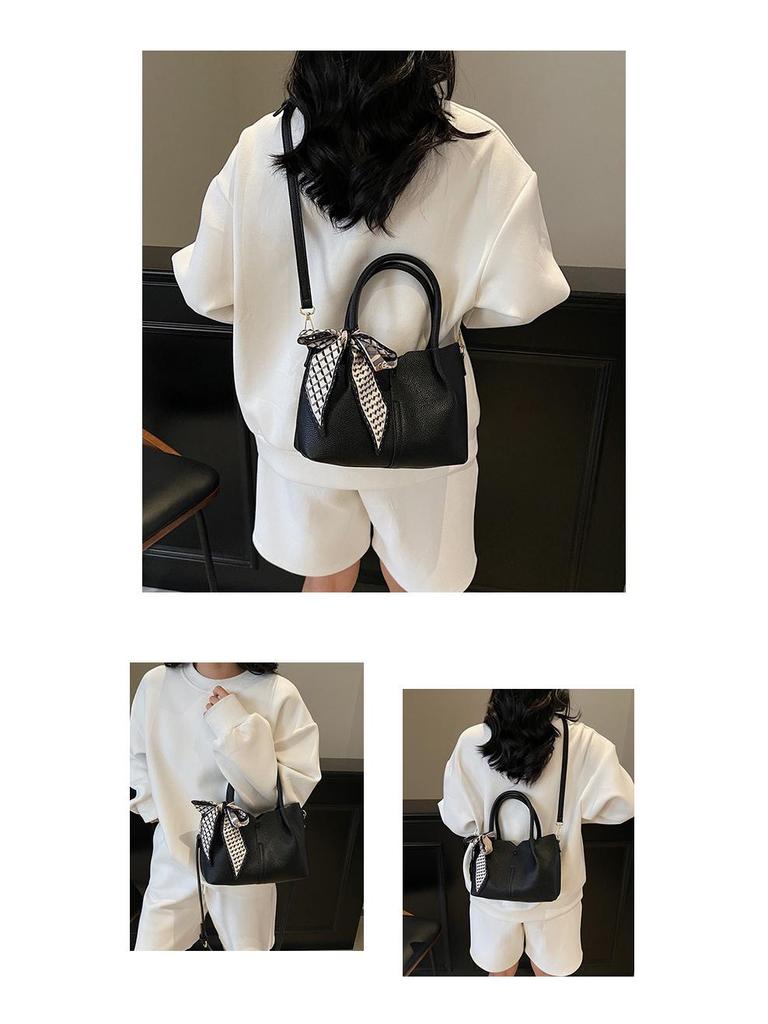 2025 Women's Premium Korean Fashion Handheld Tote: Large Capacity Crossbody for Work & Commute