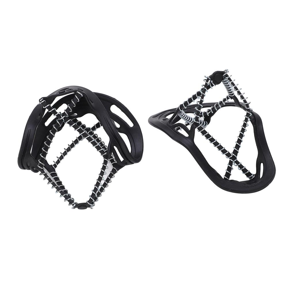 2 Piezas Agarre para Hielo y Nieve de Primavera para Exteriores Tacos de Tracción para Caminar Tacos de Tracción Antideslizantes para Hielo Crampones para