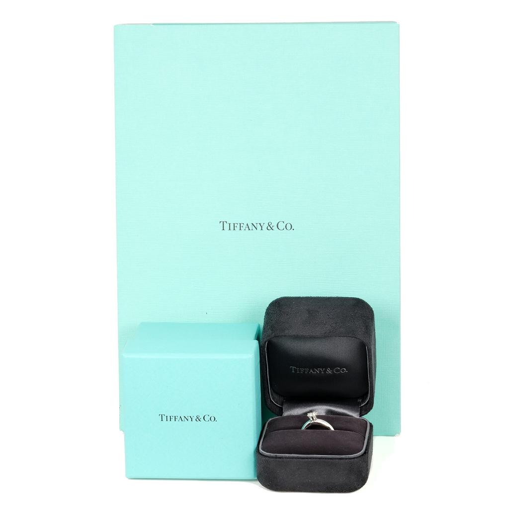 TIFFANY&Co. Solitaire Ring 0.53ct VS1/I/3EX Pt950Platinum/diamond #4.3(US Size) 5.16g Women Used