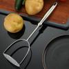 Manual 304 Stainless Steel Potato Masher Garlic Presser Kitchen Tool Fruit Vegetable Mash Avocado Smasher Pumpkins Crusher