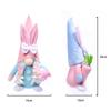 Soft Easter Rabbit Ears Faceless Doll Cute Rabbit Gnome Doll Faceless Gnome Bunny Doll  Friends