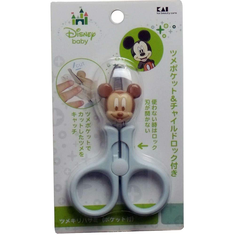 

Ножиці-кігті Kai Brand BabyMickey (з кишенею) синій