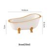 Utoo Ceramic Bathtub Dessert Bowl