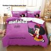 3D Mafalda Ložní souprava Jednolůžko Twin Full Queen King Velikost Postelová souprava Dětský pokoj Povlak na přikrývku Sady Anime Mafalda Postel