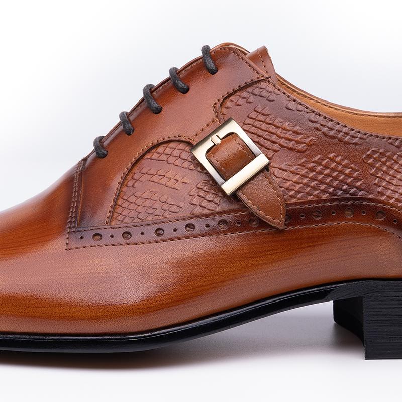 Mode Erfolgreich Herrenschuhe Business Hochzeit Bankett Party Anzug Italien Designer Lederschuh Echt Oxford Neuer Stil Schnelle Lieferung