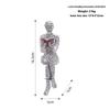 Nordic Book Lover Statue - Reading Person Resin Sculpture for Bookshelf Decor, Study Desk Ornament Minimalist Craft Decor