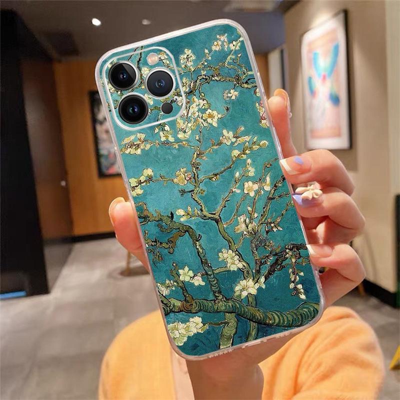 Vincent Van Gogh Art Phone Case For iPhone 17 Pro Max Air 16 15 14 13 Pro Max 15 16 Pro 15Plus