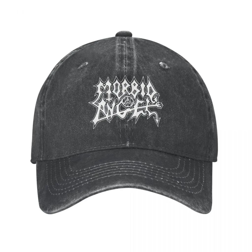 Morbid Angel Baseball Cap Popular Logo Fitted Male Washed Trucker Hat Dropshipping Design Tennis Baseball Caps Birthday Present
