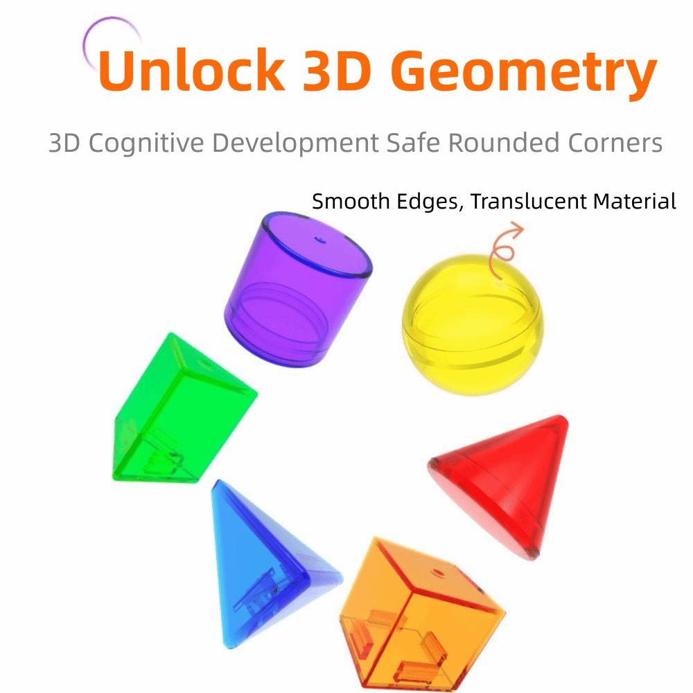 Transparente Montessori Tischspielzeuge 3D Sensorisches Lernspielzeug Früherziehungshelfer Spielzimmer für zu Hause