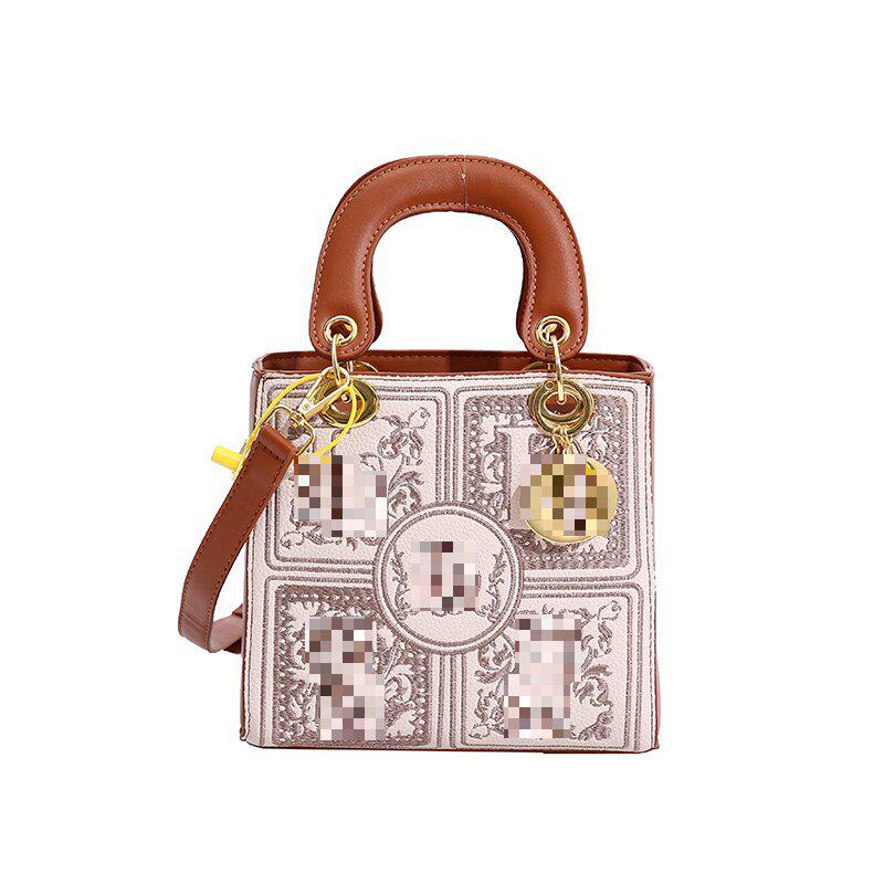 Retro Embroidered Bucket Handbag - Versatile Crossbody for Women 2025