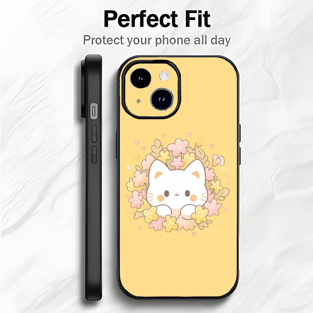 Cute cat life emoticon pack Phone Case Phone Case Soft Packaging Lightweight For iPhone17 16 15 14 13ProMax
