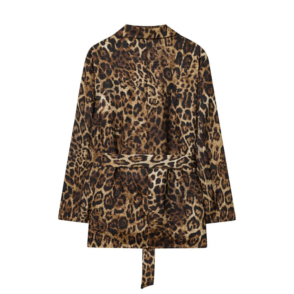 European and American style, French style, women's clothing animal pattern printing jacquard set 8640156 8657156