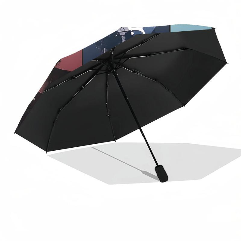 1pc King of Pop Michael Joseph Jackson Automatic Folding Umbrella, Portable Collapsible Design, Casual Outdoor Accessory L1127011