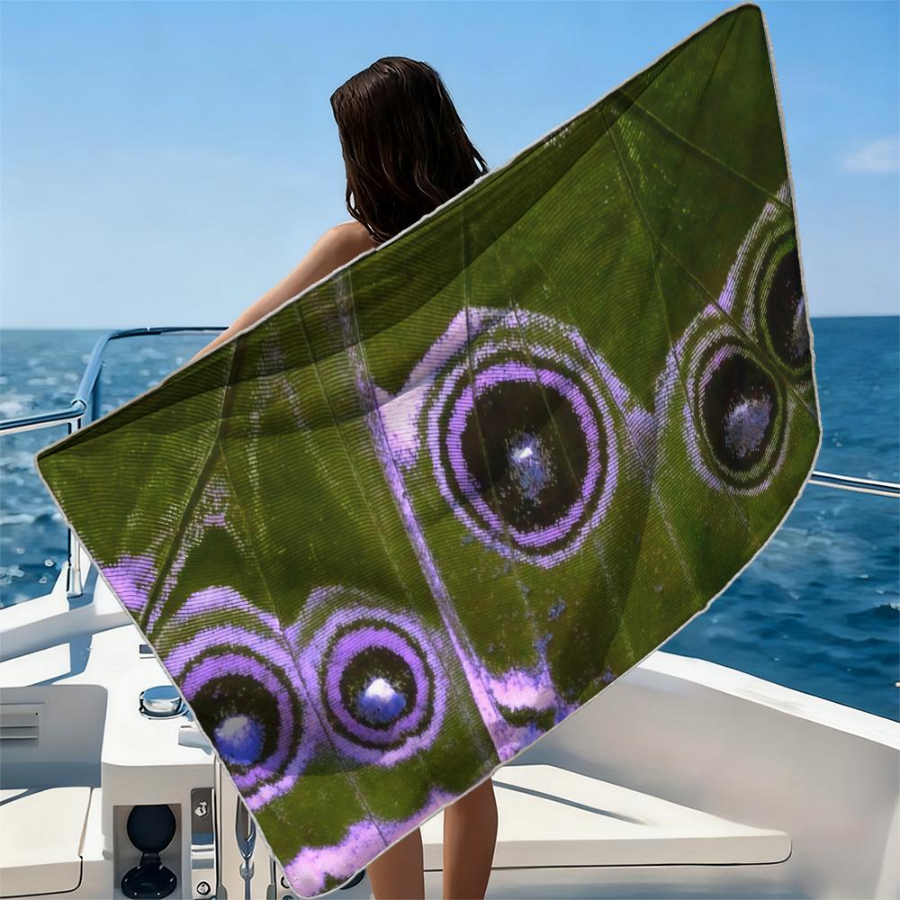 Bright DaysBeach Towel Ultra-fine Fiber Quick Drying Absorbent Beach Swimming Vacationvacation Essentials Gifts