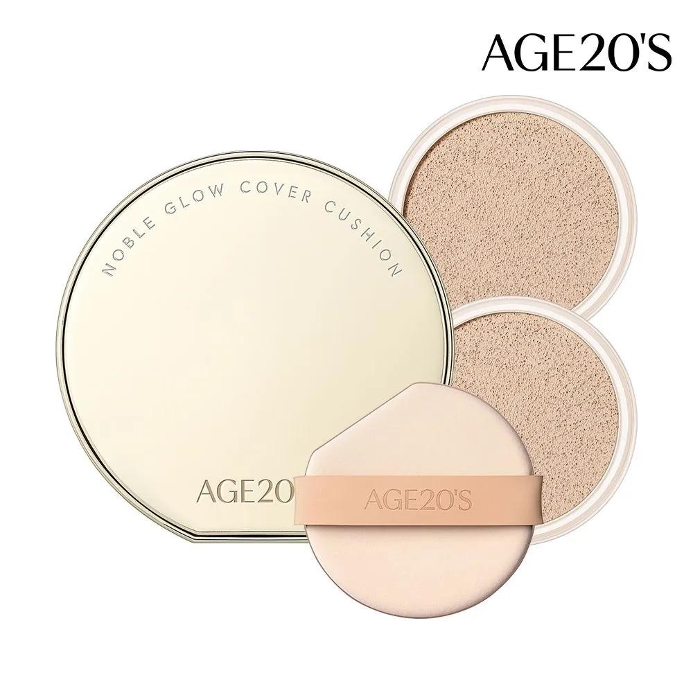 Age 20 s Noble Glow Cover Cushion (Case + 2 Refills) No. 02.23