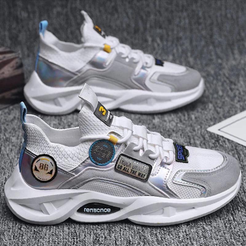 Fashion Sneakers Men High Quality Male Spring New Casual Woven Breathable Shoes Tenis Luxury Shoes Men Platform Sneakers Running Shoes