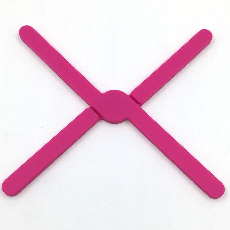 Kreativer Silikon Hitzebeständiger Faltbarer Topfuntersetzer