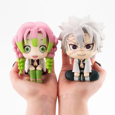 Demon Slayer Kanroji Mitsuri Shinazugawa Sanemi Kawaii Q Ver. PVC Actionfigur Anime Figur Modell Spielzeug Sammlung Puppe Geschenk