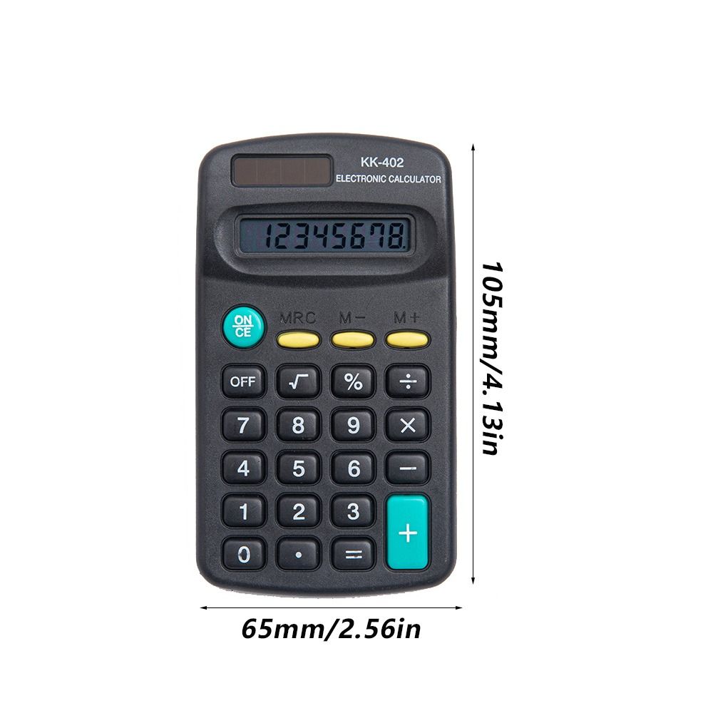 Large LED Display Mini Pocket Calculator 8-Digit Standard Function Calculator  Students